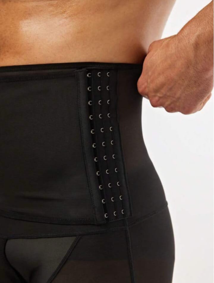 Men's Solid Color  High Waist Seamless Bottom Shapewear
